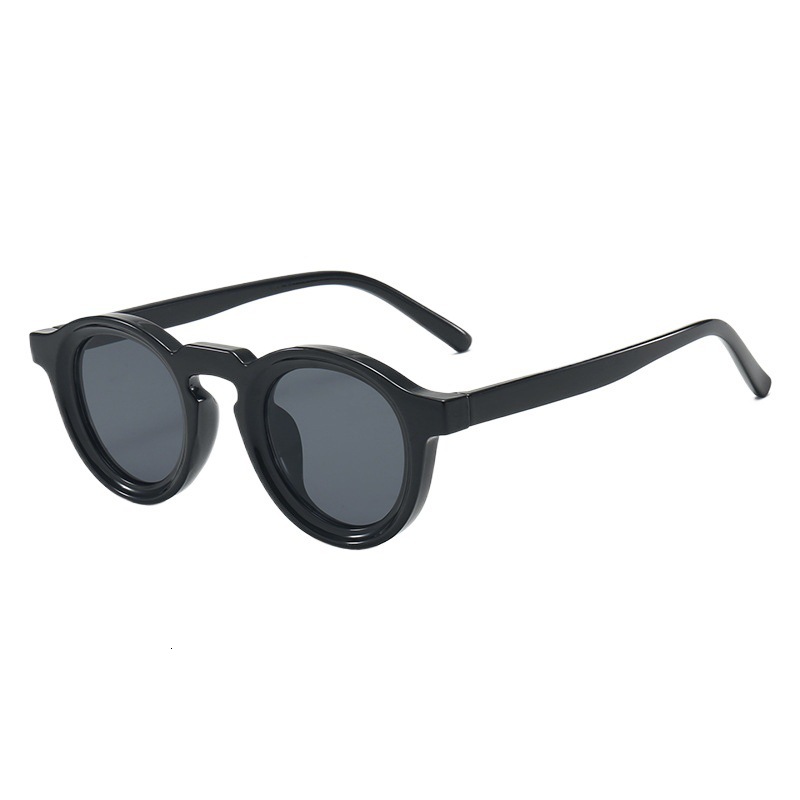 2026 Round Small Frame Unisex Cross-Border Fashion Trend UV Protection Designer Sunglasses Sunglasses Windproof Protective Glasses