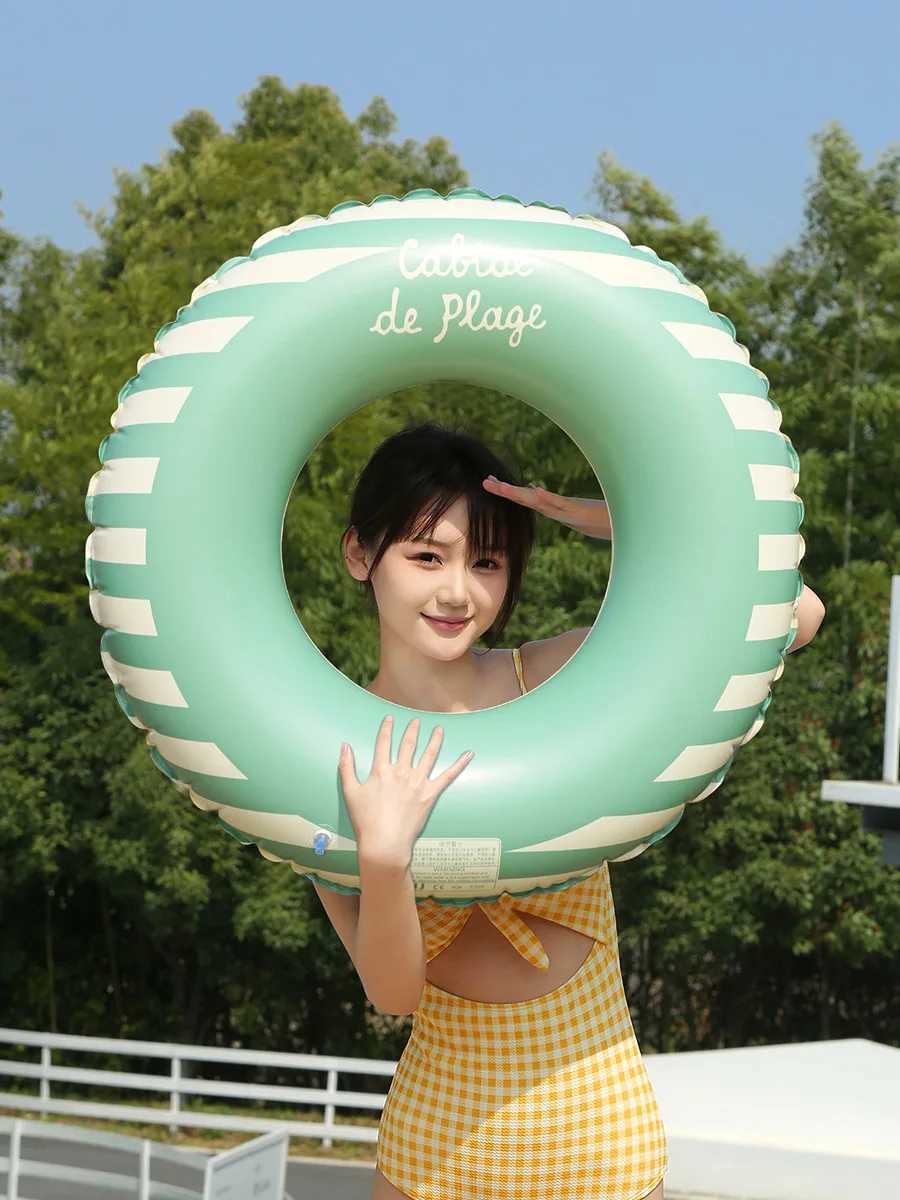 Adult swimming rings in macaron color series life jackets float rings underarm rings M260316