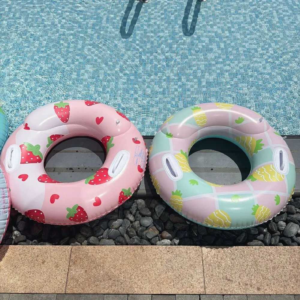 Rooxin Adult Swim Ring Pool Float Swim Tube Thickened Inflatable Swimming Ring Tube Water Park Swimming Circle For Adult Teen A02 M260316