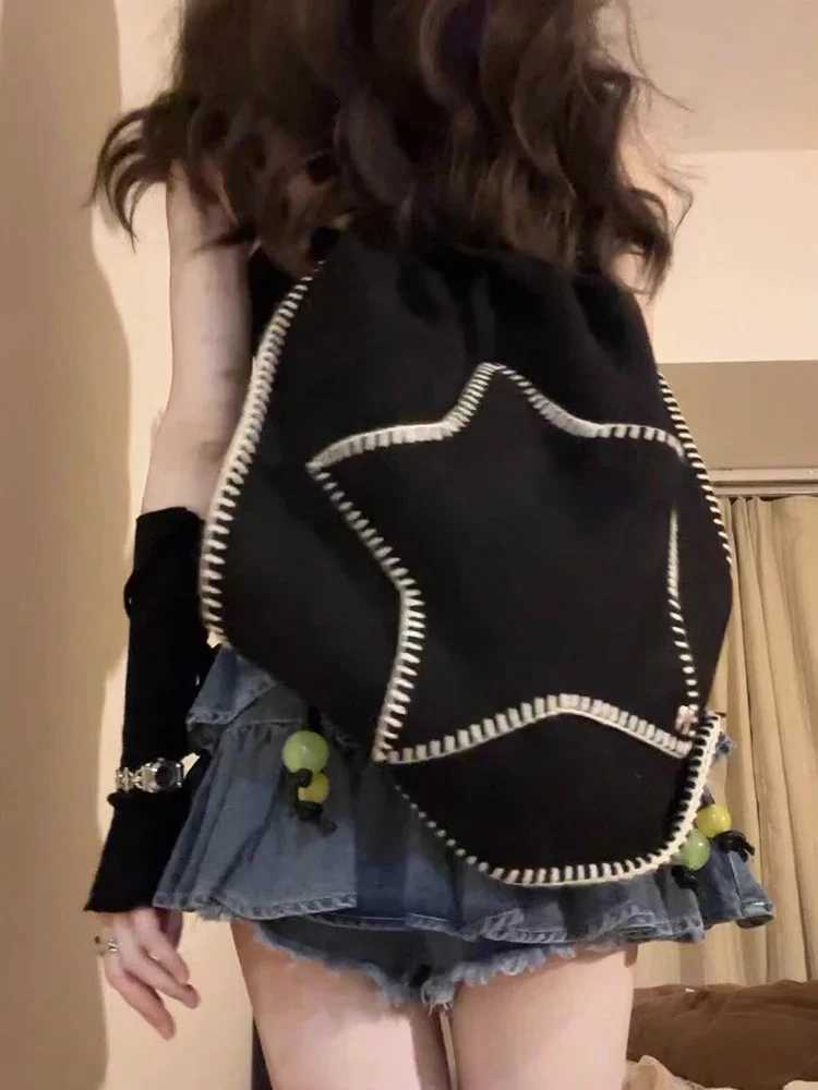 Fashion Japanese 2000s Cutecore Denim Mini Skirt Summer Women Gyaru Coquette Chic Skater Y2k Harajuku Chic Culottes Ballet Core M260316