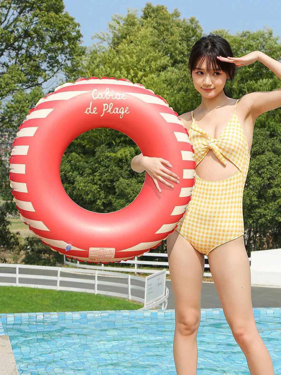 Adult swimming rings in macaron color series life jackets float rings underarm rings M260316