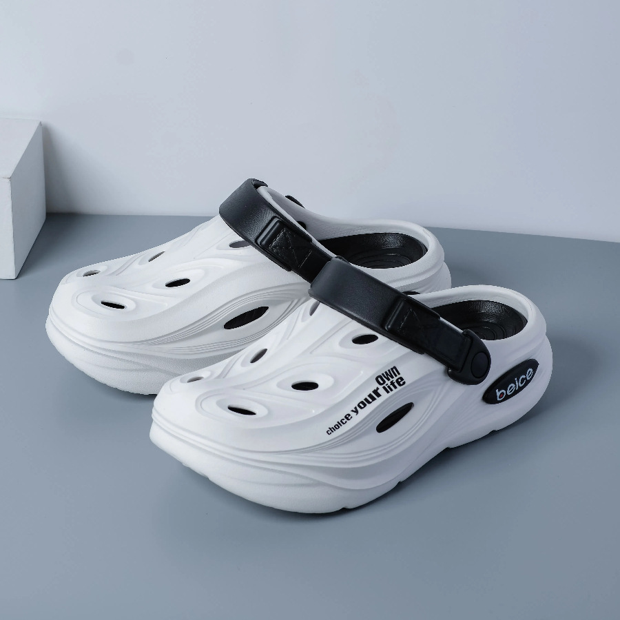 Unisex EVA Clogs Streamline Pattern Non-slip Sole Outdoor Beach Pool Slippers Lightweight Casual Shoes Teenagers For Boys Girls Free shipping