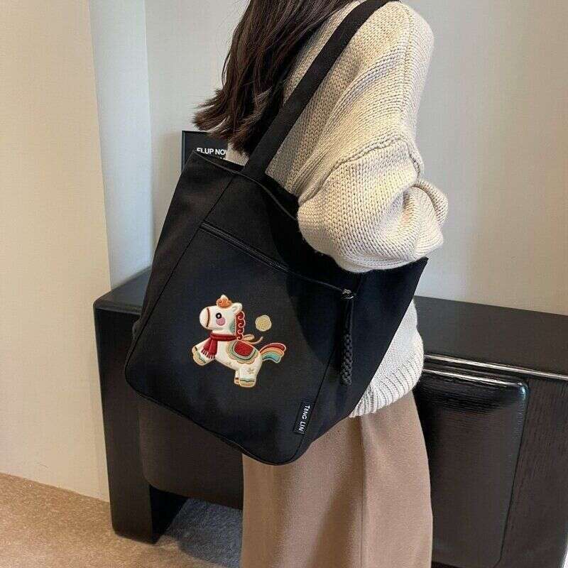 Luxury Shoulder Bags Totes Hobo Year Of The Horse New Red Fashion All Match Cute Large Capacity Simple Versatile Casual Handbag For Women SENYY