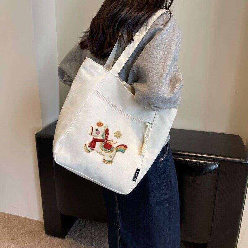 Luxury Shoulder Bags Totes Hobo Year Of The Horse New Red Fashion All Match Cute Large Capacity Simple Versatile Casual Handbag For Women SENYY