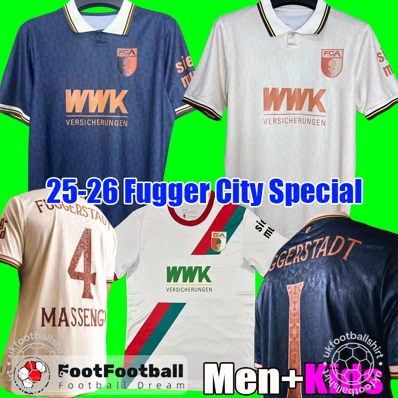 25 26 Augsburg Fugger City Special Kit Soccer Jerseys 2026 Football Shirt Camisetas de Futbol men Kids Kit