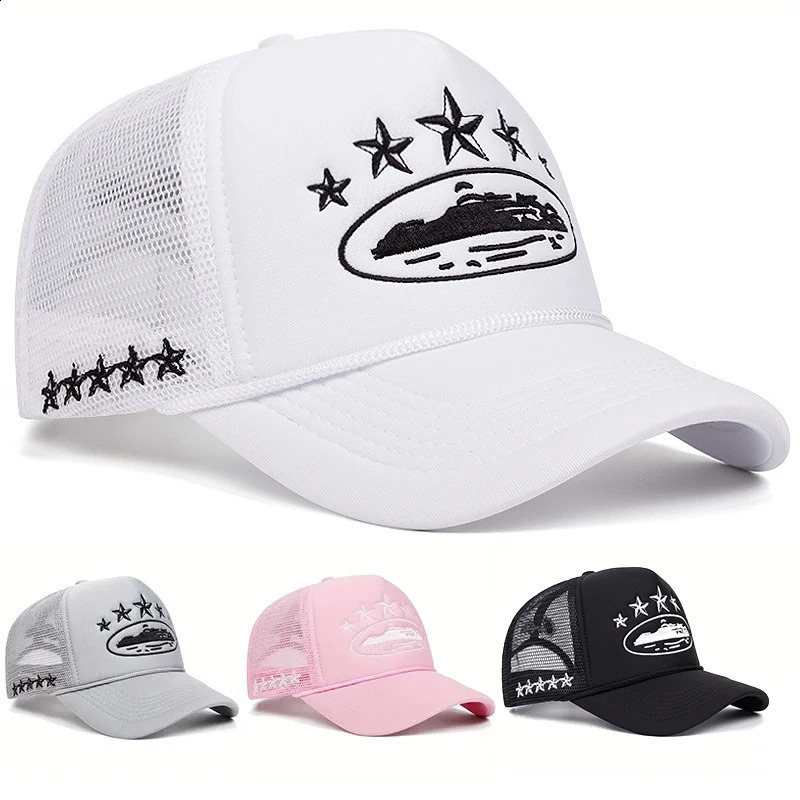 Fashion Unisex Print Baseball Hats Hip Hop Breathable Personal Sunshade Mesh Versatile Street Hats Trucker Caps 260311