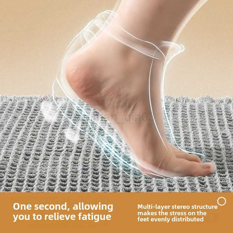 1PC Waffle Solid Color Bath Mat Washable Bathroom Rugs Anti-Slip Super Absorbent Soft Shower Mat for BathroomTub and Shower H260316