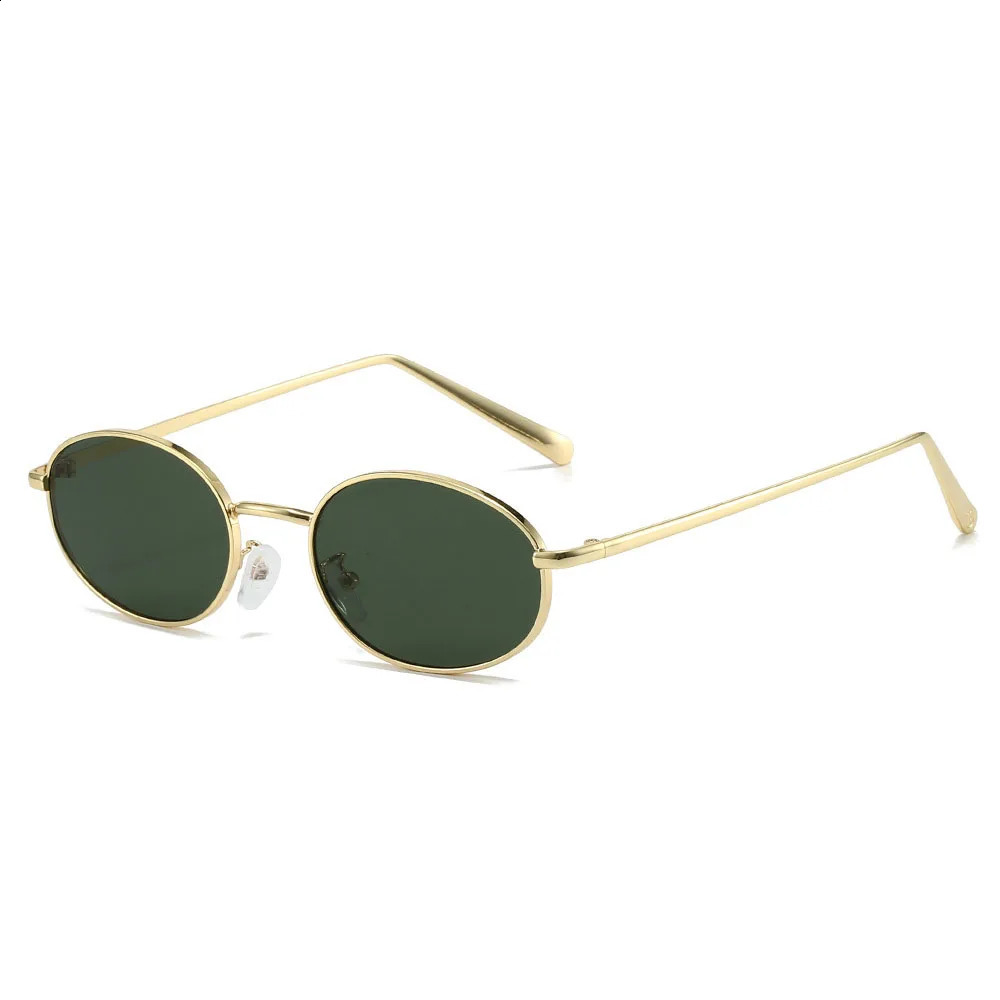 Retro Sexy Small Oval Leopard Print Sunglasses for Women Cute Ins No Makeup Solid Color Glasses Frame Mens Glasses Cute Decorat 260313