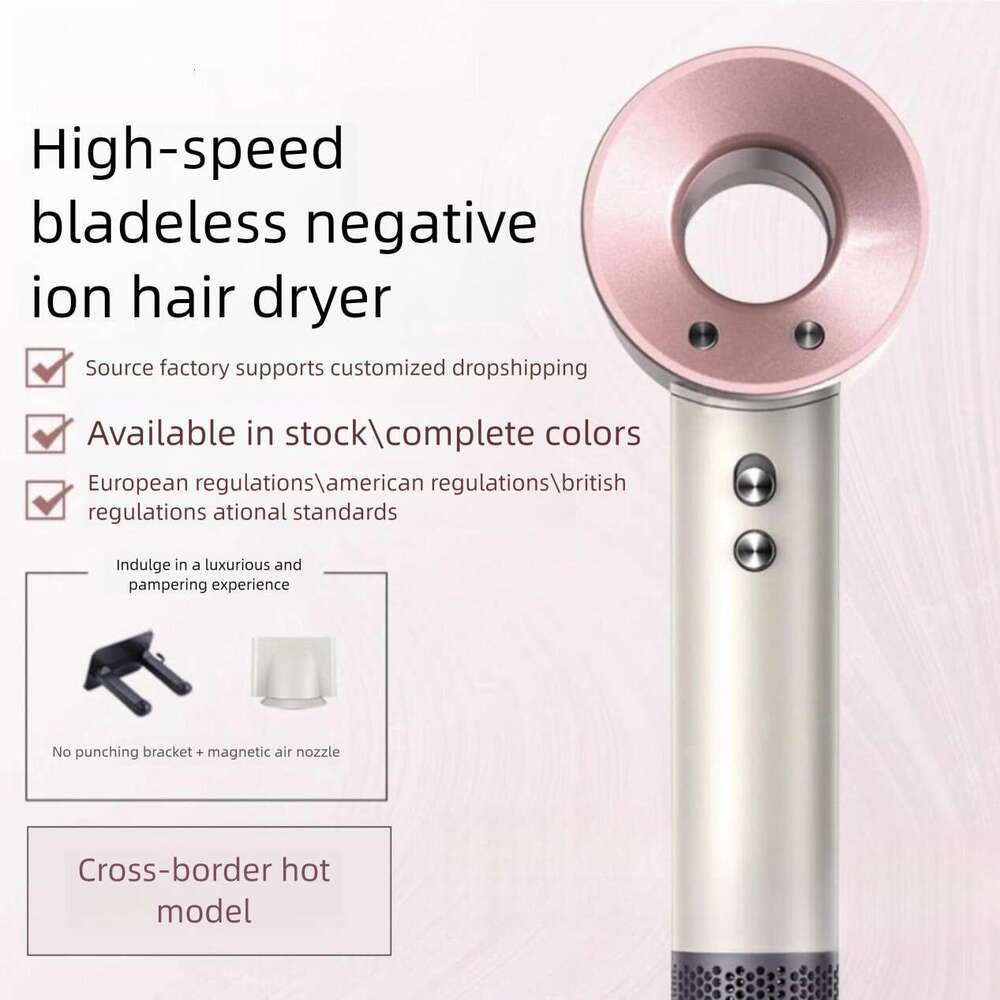 Famous Brand Huaqiangbei Mousen Cross Border Exclusive Bladeless High Speed Care Power Hair Dryer Salon Home Use CKS