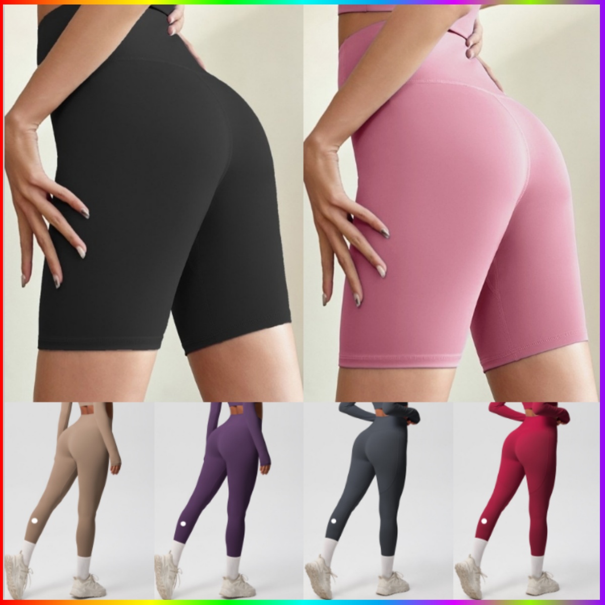 Designer Yoga Pants Yoga Outfit Womens Gym Leggings Tight Pants Womens Workout Soft High Waist Outfits Fitness Sportswear Trouse