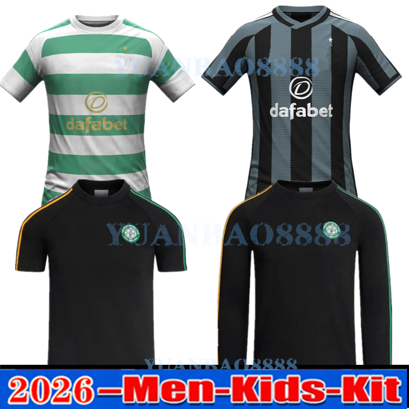 25 26 CeltsS Soccer Jerseys Home Away EDOUARD CelticFc 2026 2027 JOSEPH Football Shirt ELYOUNOUSSI TURNBULL ETI CHRISTIE JOTA GRIFFITHS FORREST GUEYE Goalkeeper