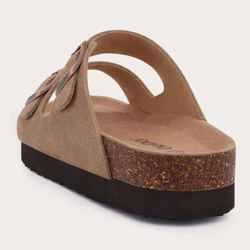 2026 Pallene For Women New Unisex Classic Cork womens slippers Sandals Fashion Cow Suede Clogs Mules Men Outdoor Beach Slippers