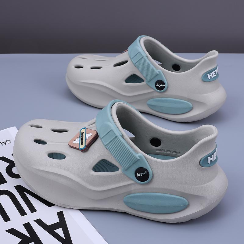 Children and adolescents for Men Women EVA Clogs Adjustable Strap Non-slip Outdoor Beach Pool Slippers Casual Sandals Summer Beach Slippers For Daily 