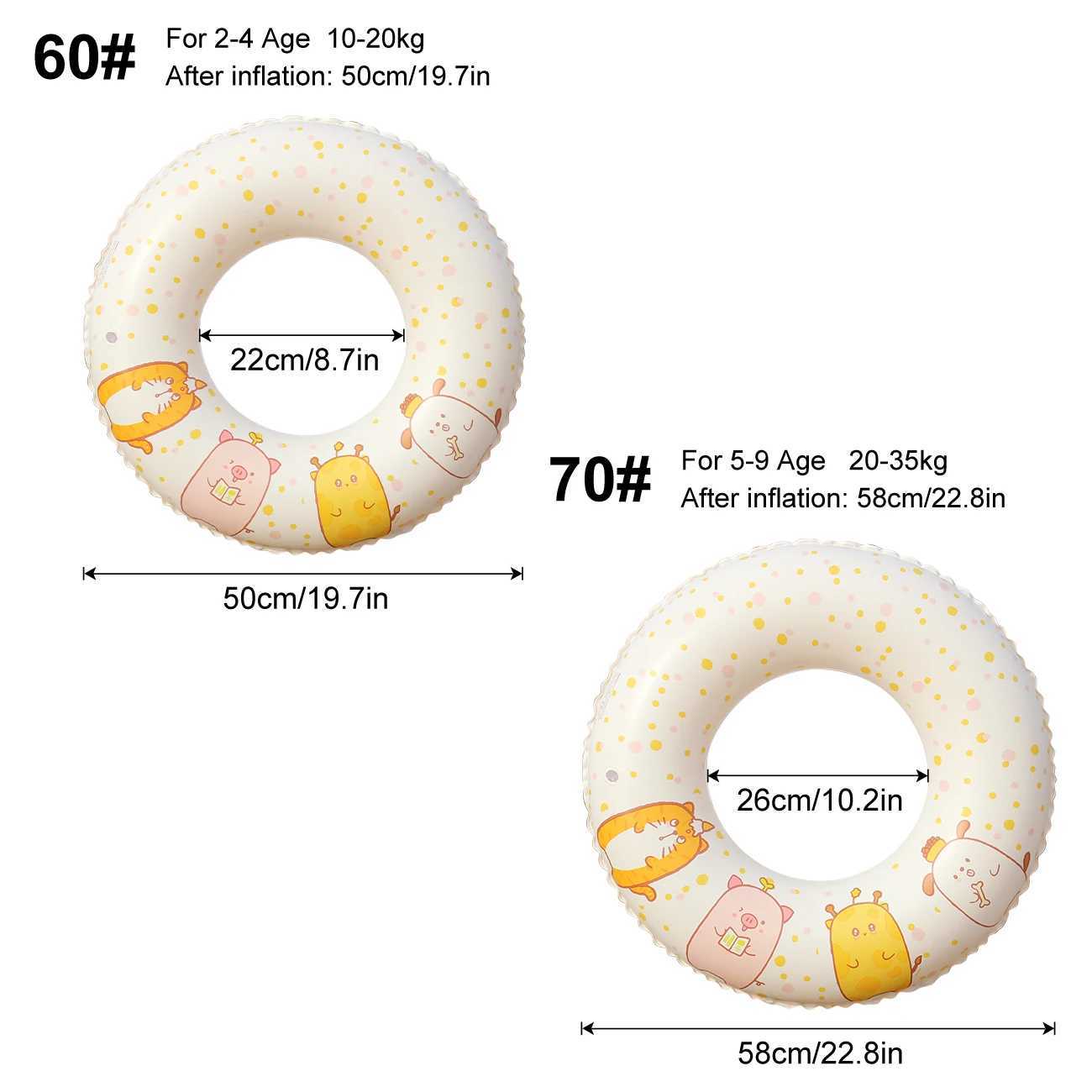 1PC Inflatable Pool Floats Adult Summer Thick Swimming Ring Suitable For Use As An Underarm Floating Ring At Pool Parties M260316