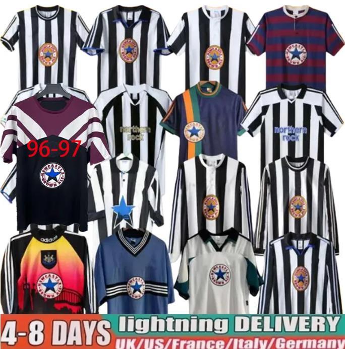 NewcaStleS 95 96 97 99 2000 01 03 04 Retro SOCCER jerseys kids HAMANN SHEARER PINAS 1993 1980 82 05 2006 UNITED OWEN claic FOOTBALL SHIRTS Ginola long