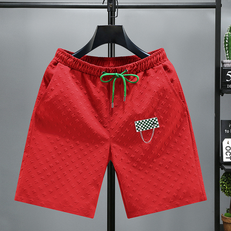 2026 New Designer Luxury Brand Plus Size Men's Casual Shorts Summer Thin Fashionable Loose Knit Checkered Shorts Suitable For Outdoor Wear Men 