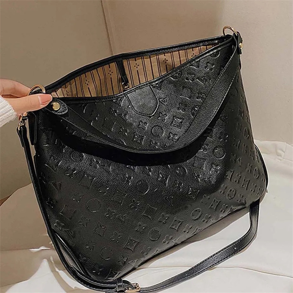 10A Hot Women Luxurys Designers Bags Crossbody Enbossed Flower Handbag Shoulder Bags Fashion Composite Lady Clutch Tote Bag shopping Female Coin Purse Wallet A6889