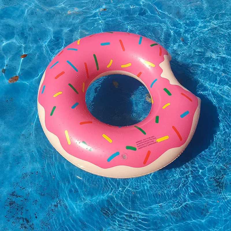 Inflatable Donut Swimming Ring Swim Accessory Pool Float For Adult Swim Tube Swimming Circle Summer Water Sports Swim Float M260316