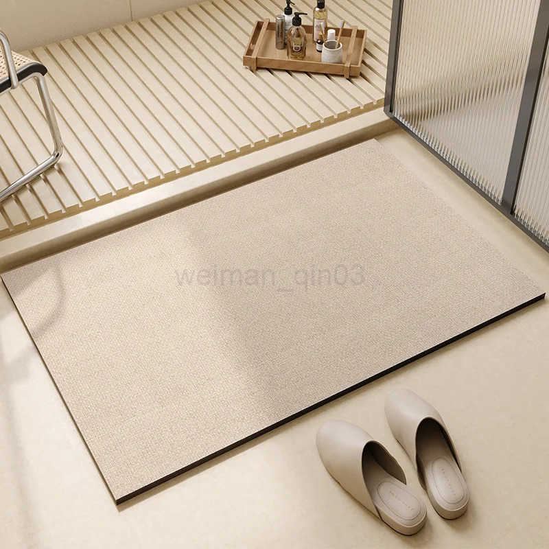 VIKAMA Bathroom mat absorbent diatom mud mat wabi-Sabi dirt resistant wear resistant foot mat quick dry non-slip mat H260316