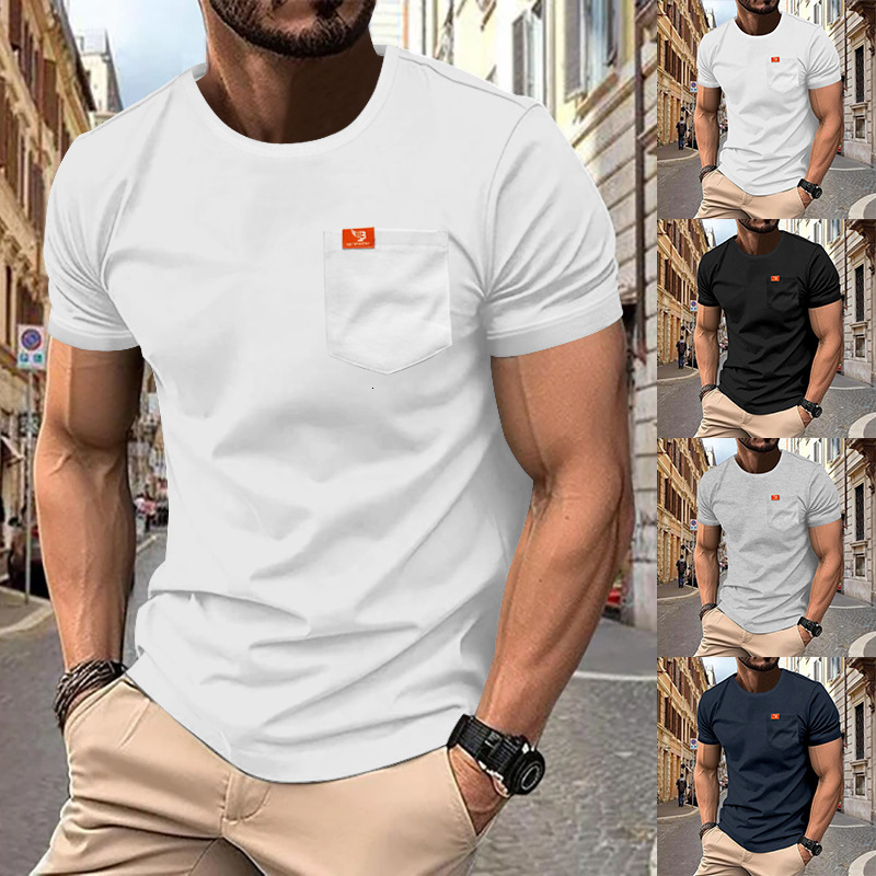 Designer Hoodie Independent Designer T-shirt New Polo Men's Plus Size Solid Color Fashion Casual Pocket In Stock