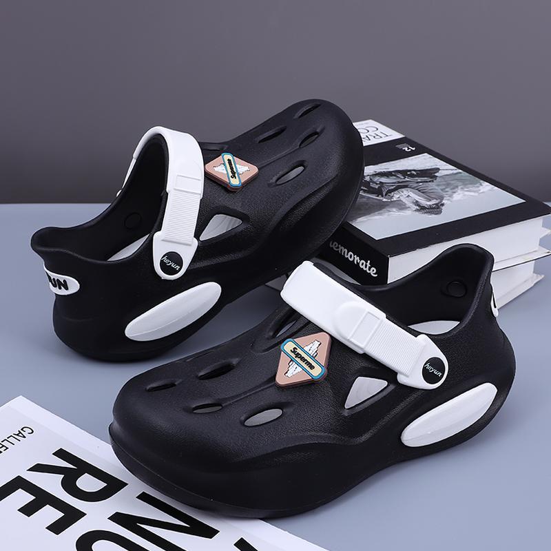 Children and adolescents for Men Women EVA Clogs Adjustable Strap Non-slip Outdoor Beach Pool Slippers Casual Sandals Summer Beach Slippers For Daily 