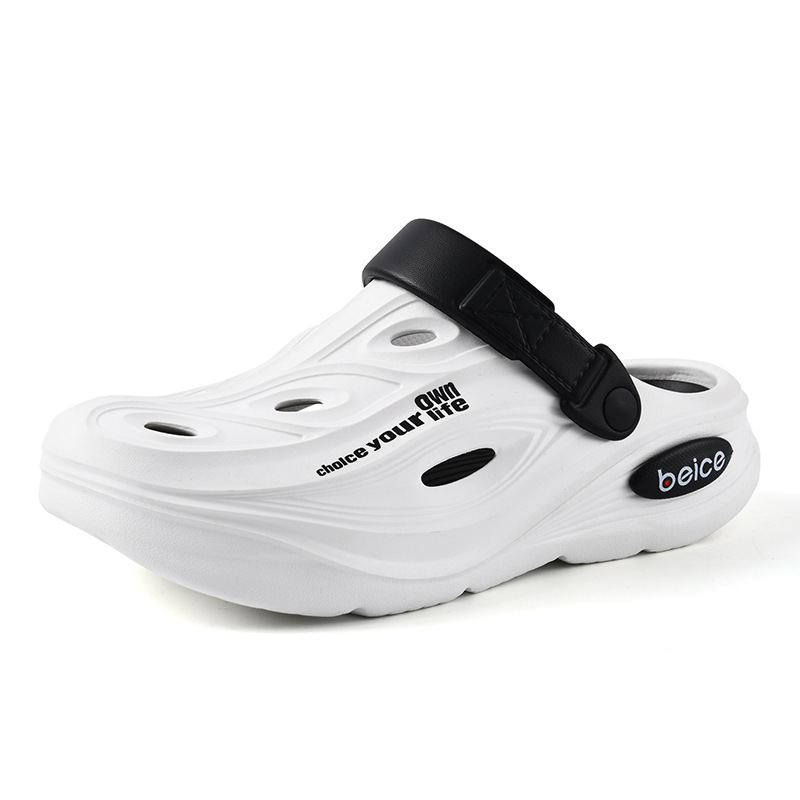 Unisex EVA Clogs Streamline Pattern Non-slip Sole Outdoor Beach Pool Slippers Lightweight Casual Shoes Teenagers For Boys Girls Free shipping