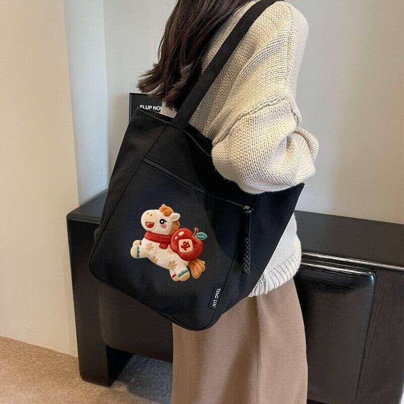 Luxury Shoulder Bags Totes Hobo Year Of The Horse New Red Fashion All Match Cute Large Capacity Simple Versatile Casual Handbag For Women SENYY