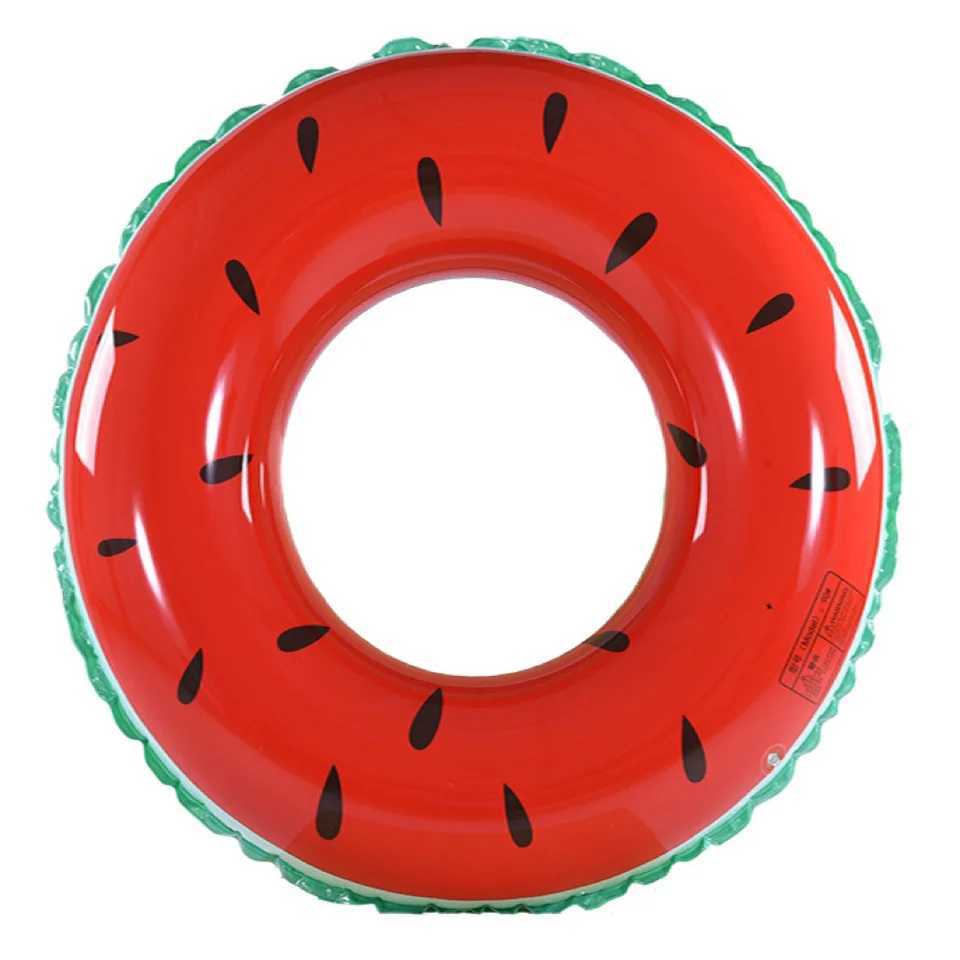 Watermelon Swim Ring Inflatable Float Backyard Pool Float Circle For Adult Children Summer Water Sports Outdoor Game M260316