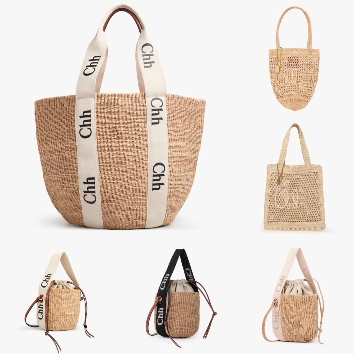 Designer bag woodys Large Basket Bag Summer banana Raffias Tote Bag Luxury handbags Linen woven Shoulder Bag Womens mens Straw weave beach bag vacation travel bag