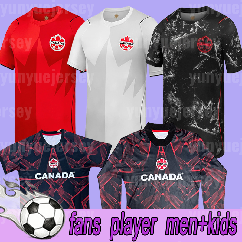 Canada soccer jersey 2026 World Cup Home 26 27 football shirt men kids DAVIES DAVID EUSTAQUIO jerseys kits set top