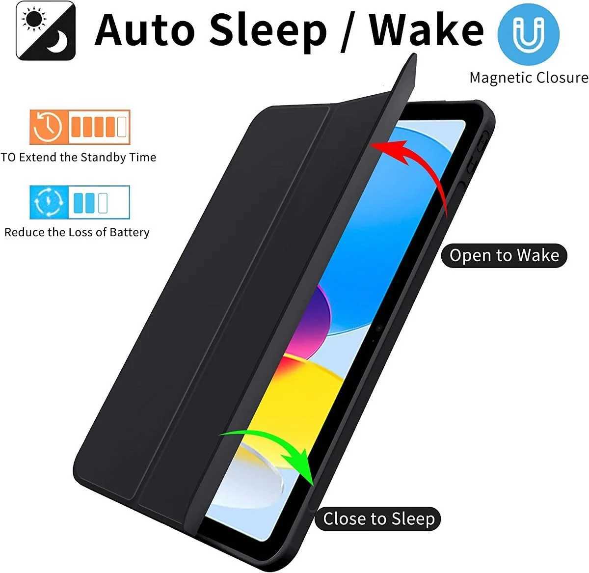 Magnet Cover Funda for IPad Air4 5 10th Gen 109 Pro11 Case IPad 7th 8th 9th Gen 102 Case IPad Air1 2 5th 6th 97 Tablet CaseT260316 - view 6
