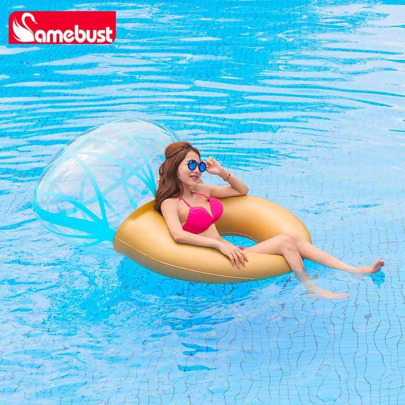 Camebust Inflatable Floating Swimming Pool float Diamond Swim ring Pool Mat Floats Tube Water Lounge for Valentine Gifts or Deco M260316