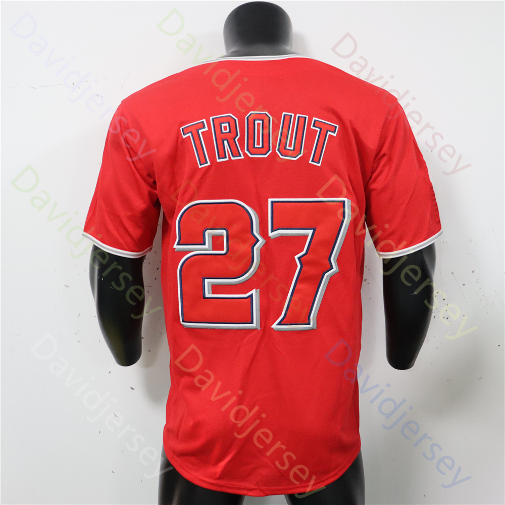 2026 LA Angels Baseball Jersey Mike Trout Logan OHoppe Caden Dana Zach Neto Nelson Rada Reggie Jackson Nolan Ryan Grayson Rodriguez Bremner Adell Yate