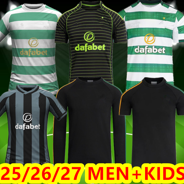 S-4XL CeltsS 25 26 KYOGO Football Shirt celti Fc 2025 2026 Home Away Third Soccer Jerseys DAIZEN REO McGREGOR 135 Years Hoops Anniversary Irish Origins Special 888888