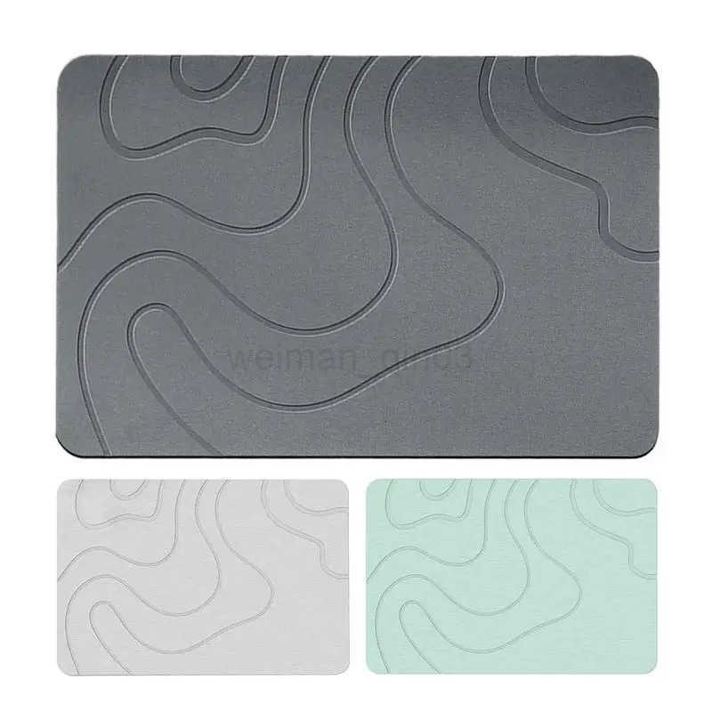 Non Slip Bath Mat with Strong Suction Cups for Shower Tub Floor Soft Comfortable Quick Dry Bathroom Rug H260316