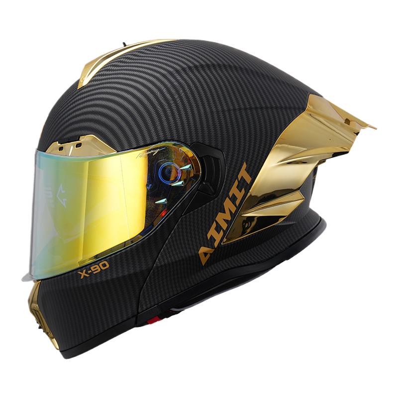 Motorcycle face mask with DOT certification. Double lens design. Motorcycle helmet for both men and women. Breathable and comfortable. Suitable for al