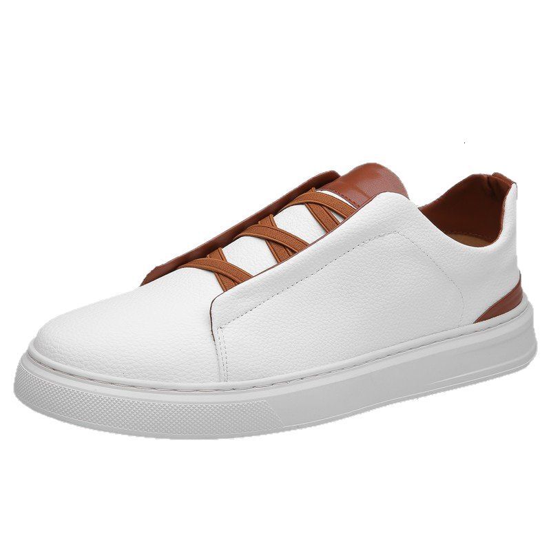 2026 Luxury Comfortable Sports Sneakers Series Low-top White Shoes Waterproof Non-slip Comfortable Versatile Lace-up Men's Slip-on Low-top Style - view 6