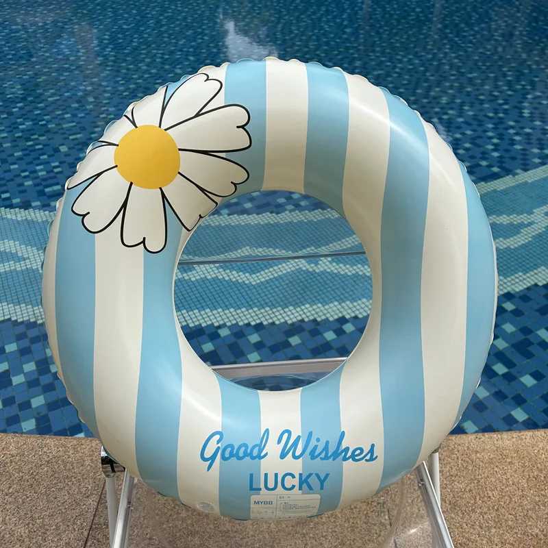 Inflatable Pool Float Swimming Ring for Adults Water Play Swim Tube Swimming Circle Summer Beach Party Swim Float M260316