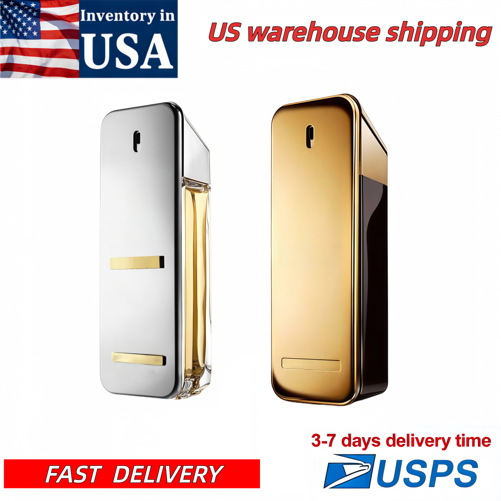 USA 3-7 days fast delivery Men's Luxury Eau de Toilette, Gold & Dark Brown Rectangular Bottle, Woody Oriental Scent, Long-Lasting Fragrance for Business & Formal Wear
