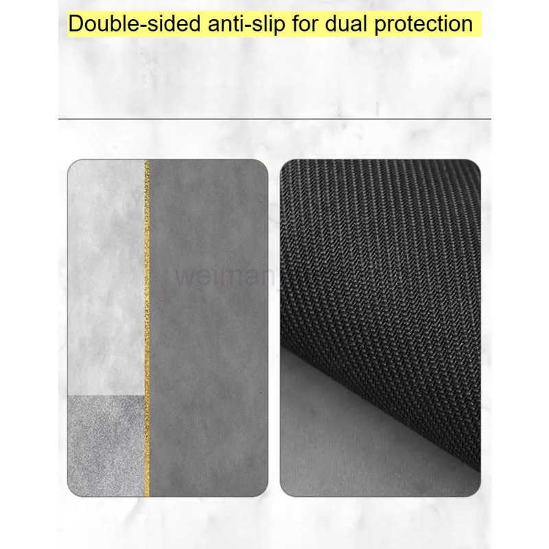Soft diatomaceous earth bathroom high-tech water-absorbing mat simple home quick-dry foot mat H260316