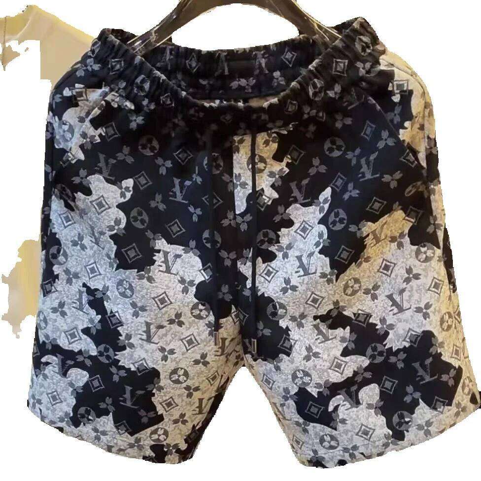 Printed Summer New Casual Trendy Loose Versatile Men's Five-Point Beach Shorts Fashion