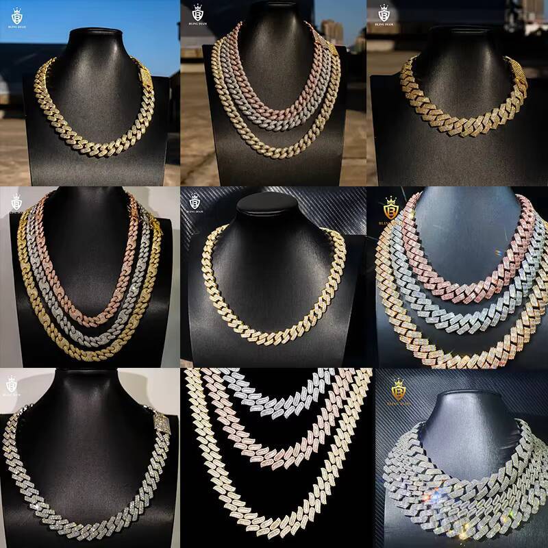 Iced Out Bracelet 4 Leaf Clover Flower 925 Sliver Fine Jewelry 18mm Green Stone Vvs Pear Cut Moissanite Gra Certificate