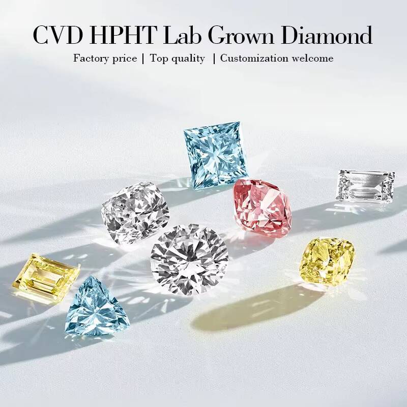 High Quality Classic 14k Solid Gold IGI Certified 2cts Elongated Cushion Lab Grown Diamond Wedding Ring