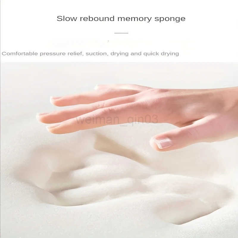 Thickened bathroom absorbent mat simple door dirt-resistant mat home kitchen mat quick-drying foot mat non-slip entry mat H260316