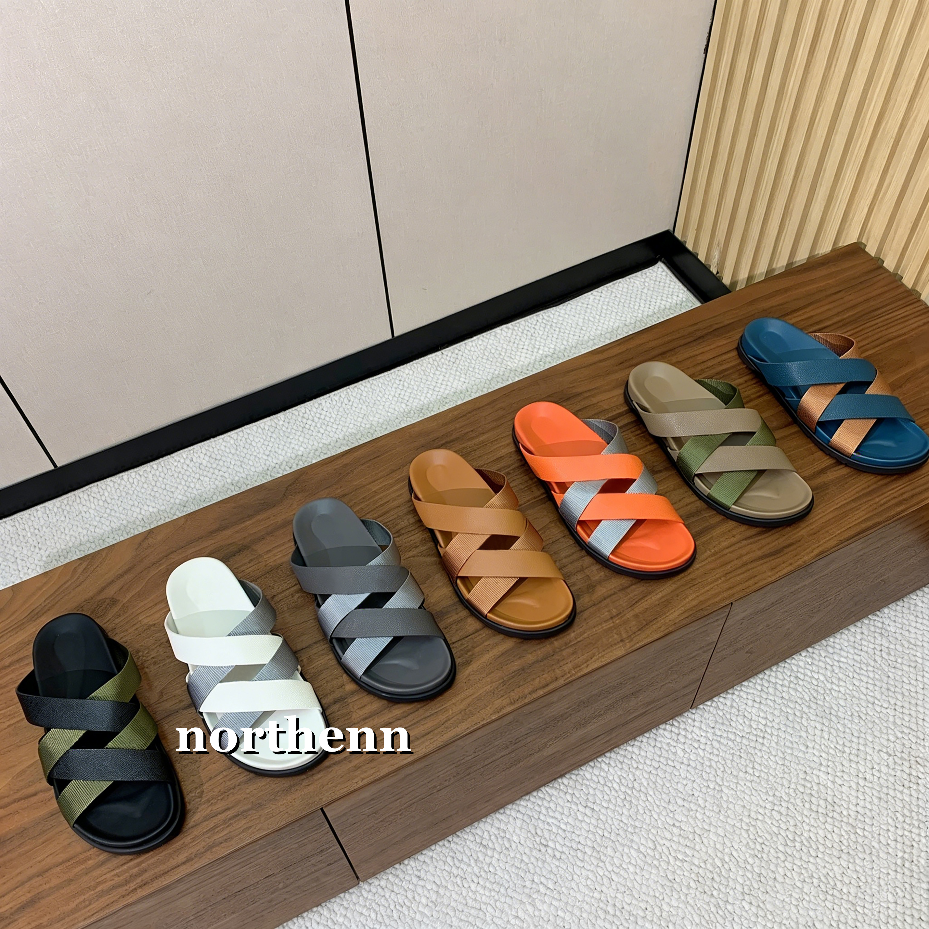 Chyre sandal designer sandals flat slides slippers Men new style sliders claquette luxury black white khaki patent ladies shoes outdoors summer sneakers 38-47