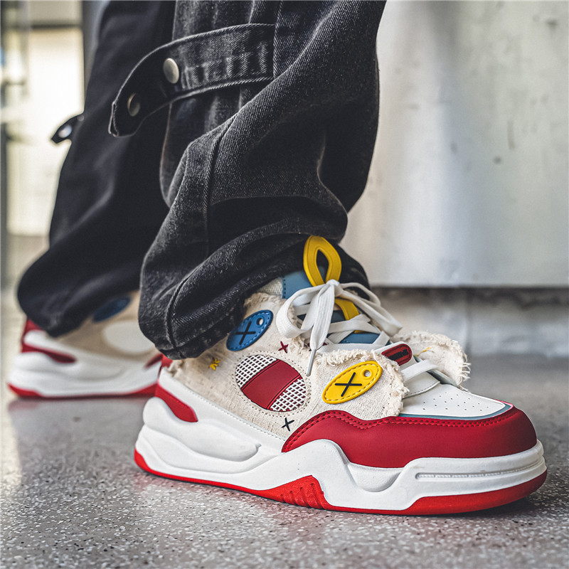 Hot new free shipping designer shoes for mens casual shoes red black Fashionable and versatile outdoor sneakers sport shoes