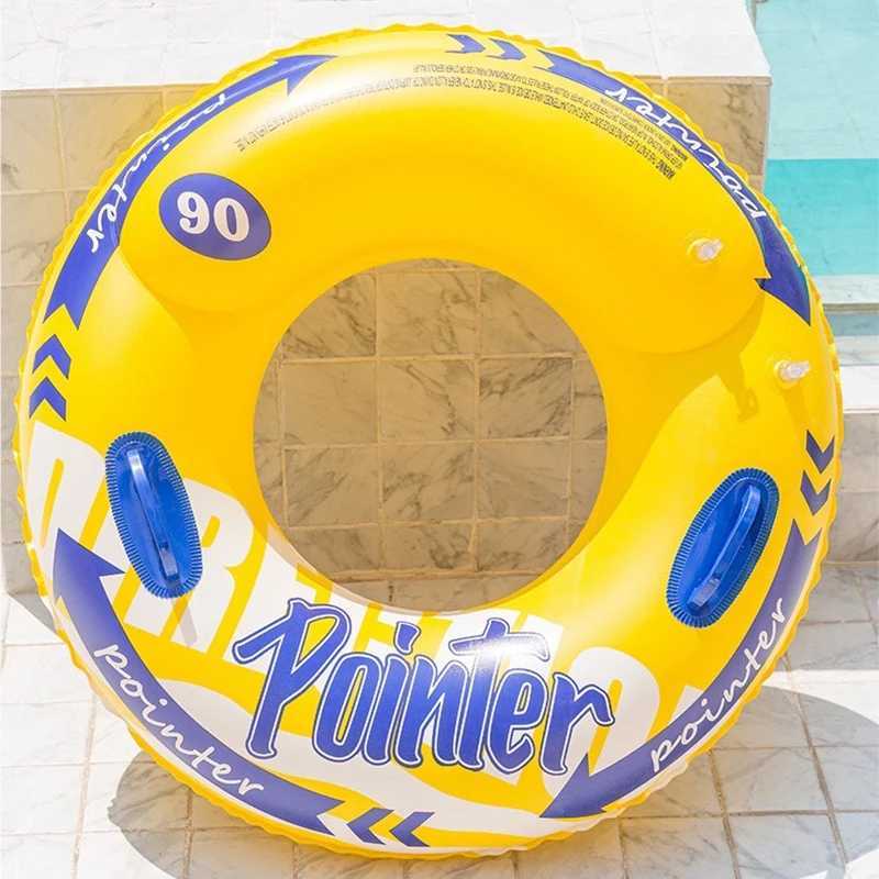 Thickened Inflatable Swim Ring Pool Float Swim Accessory Adults Swim Tube For Water Sports Swimming Circle Swim Float M260316