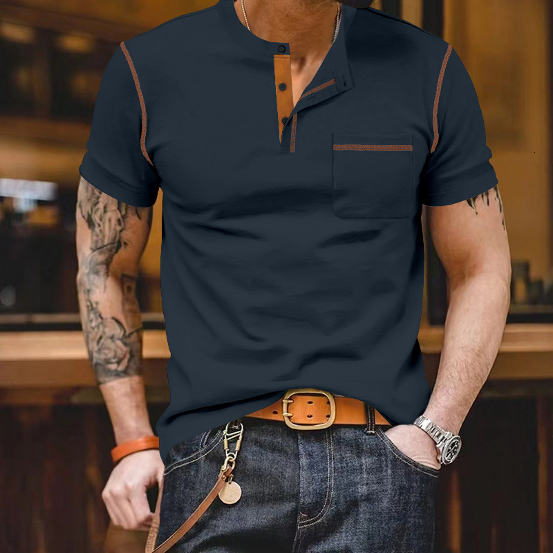Men's Polo Short Sleeve New Designer T-shirt Designer Hoodie Summer European And American Men's Polo Shirt Large Size Men's Top Breathable