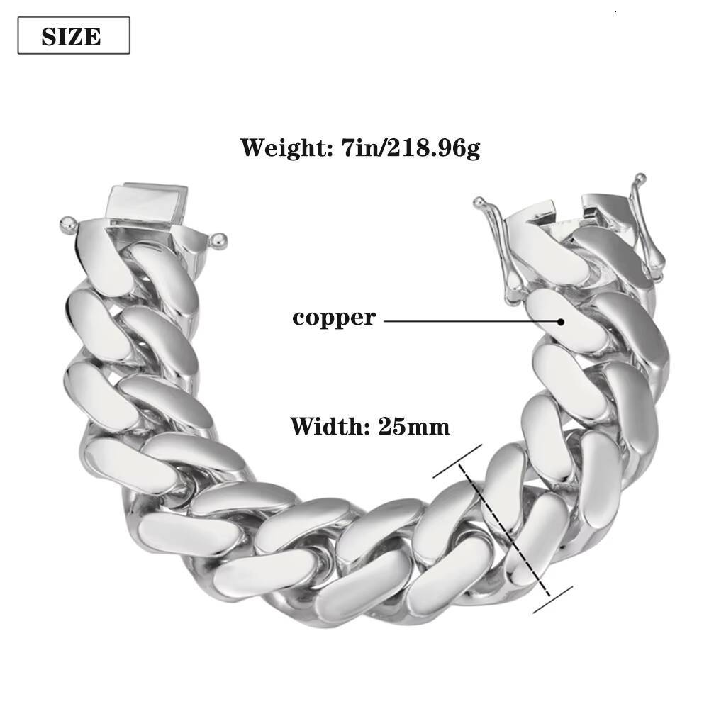 Mens Classic Copper Cuban Link Chain Necklace with 18K Gold Plated - Durable and Stylish Design for a Luxurious Look