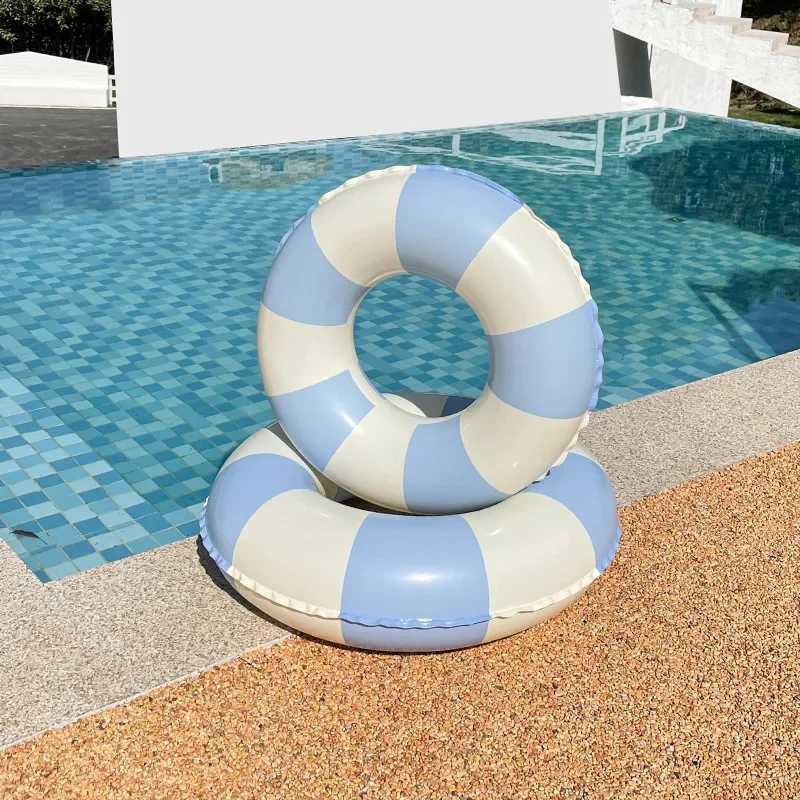 Hot-selling Factory Wholesale Thickened PVC Double Airbag Handle Swim Ring for Adult Inflatable Floating Ring M260316